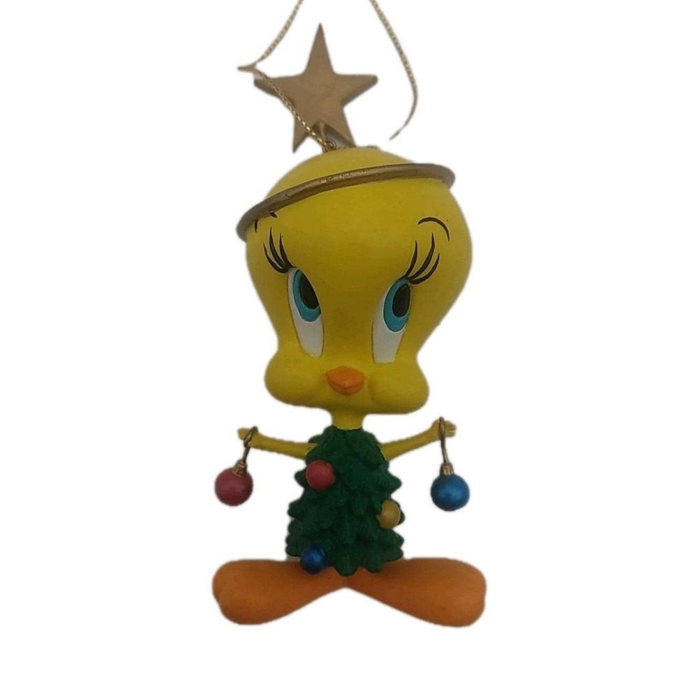 Hallmark Warner Bros. Tweety As Christmas Tree Angel Star Topper Ornament